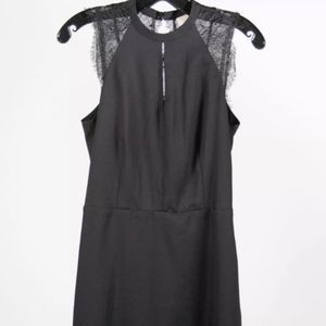 NWT Michael Kors Black Lace Sleeveless Midi dress limited edition size 0